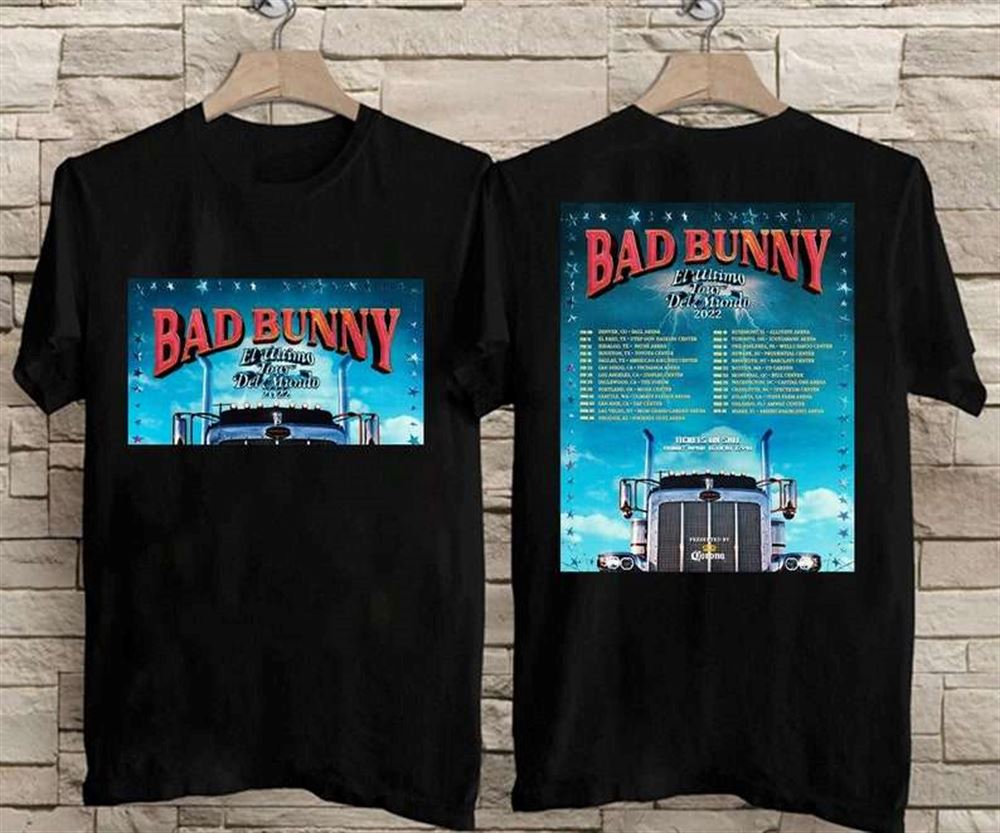 Bad Bunny El Ultimo Tour Del Mundo 2022 T Shirt-trungten-pqu3x Size Up To 5xl