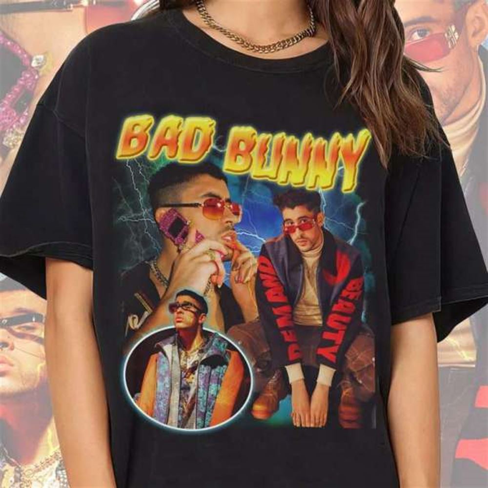 Bad Bunny Graphic T-shirt Vintage Size Up To 5xl