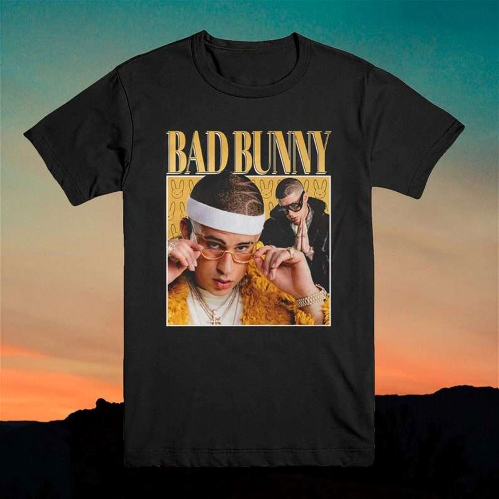 Bad Bunny Merch T Shirt Rapper Music Rap Size Up To 5xl