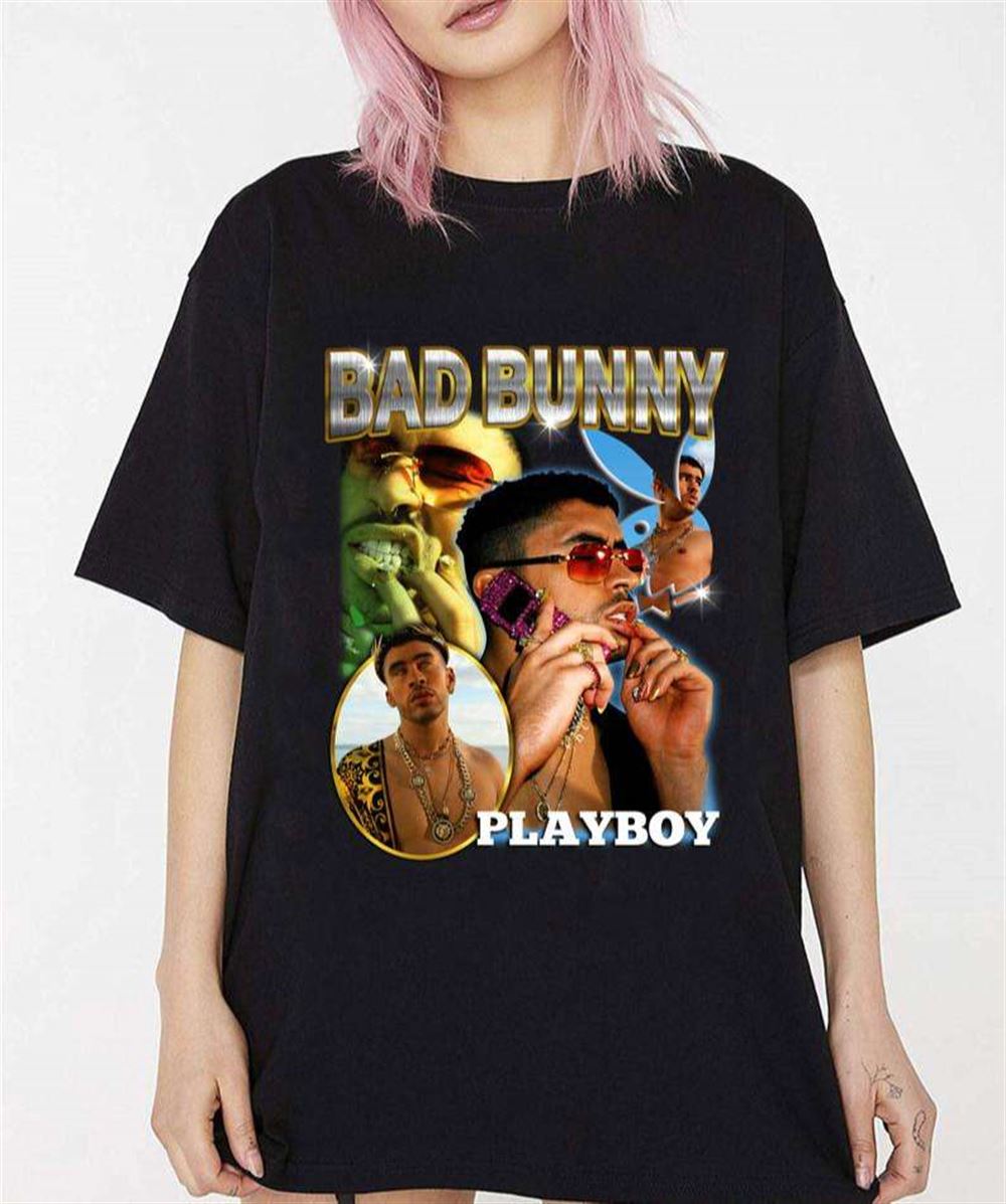 Bad Bunny Playboy Vintage Shirt Size Up To 5xl