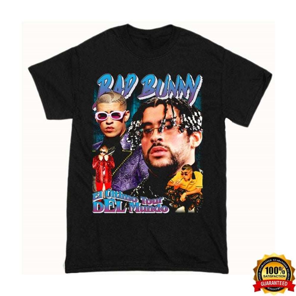 Bad Bunny Rap Tour Vintage Shirt Size Up To 5xl