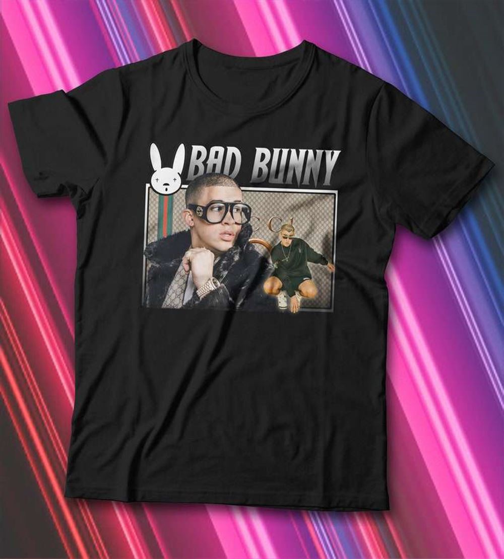 Bad Bunny Rapper Classic T Shirt Size Up To 5xl