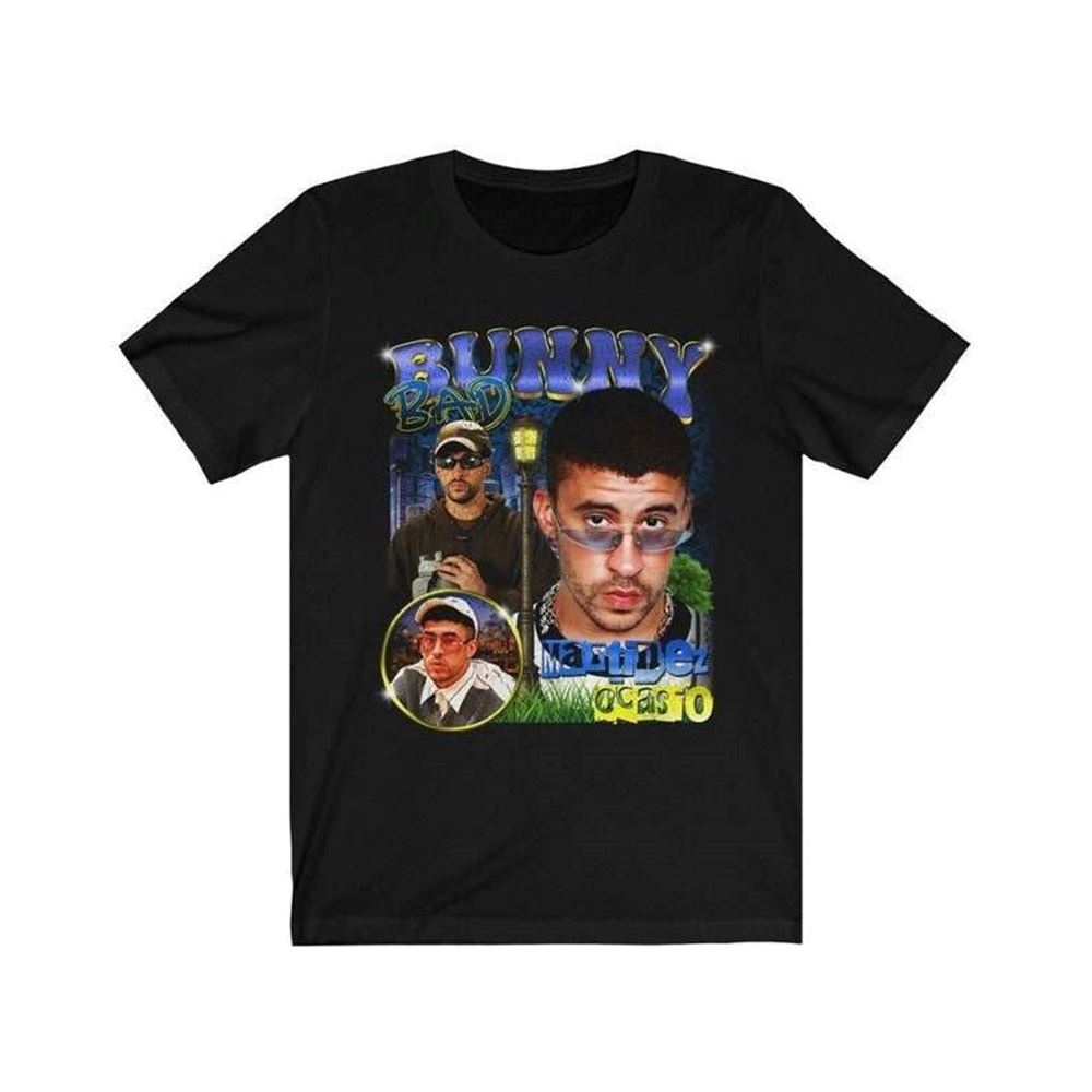 Bad Bunny T Shirt Rap Rapper Music Merch Size Up To 5xl