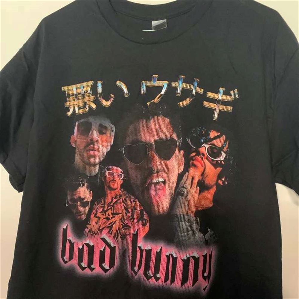 Bad Bunny Tour Mens T-shirt Size Up To 5xl