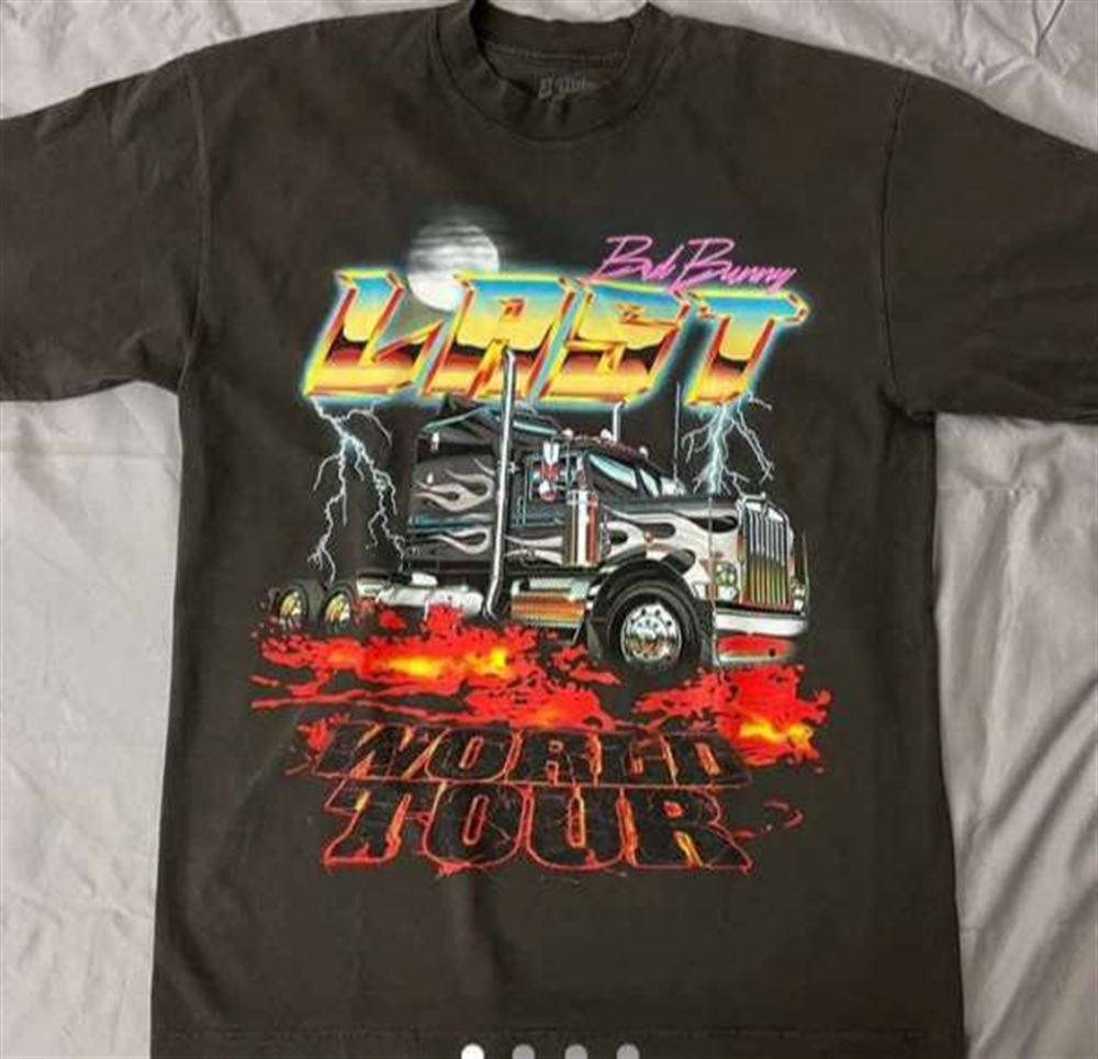 Bad Bunny Tour Retro T Shirt Merch Rapper Rap Size Up To 5xl