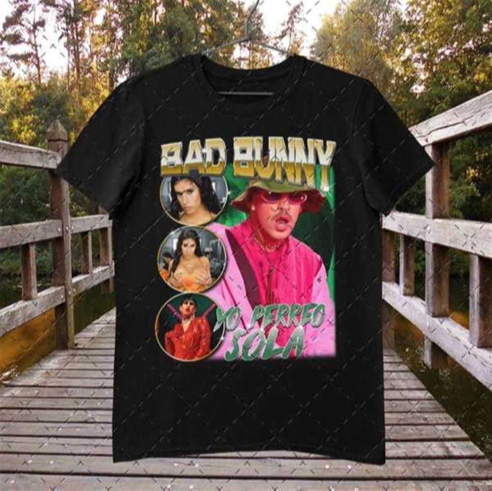 Bad Bunny Yo Perreo Sola T Shirt S-5xl Size Up To 5xl