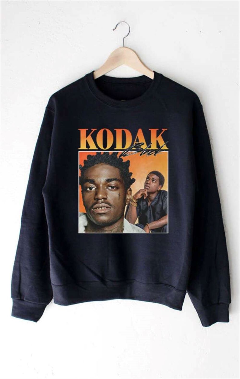 Black Kodak Rapper Music Sweatshirt T-shirt Size Up To 5xl