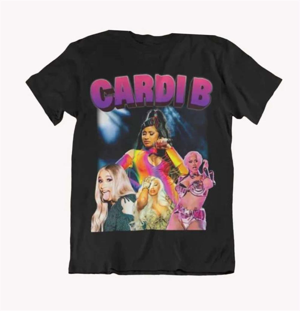 Cardi B Rapper Music Retro T-shirt Size Up To 5xl