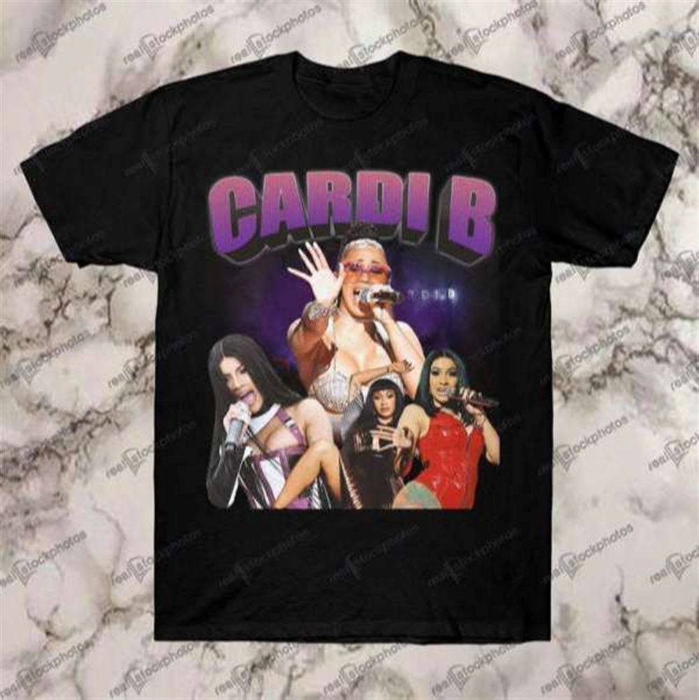 Cardi B T Shirt Merch Rap Rapper Music Size Up To 5xl