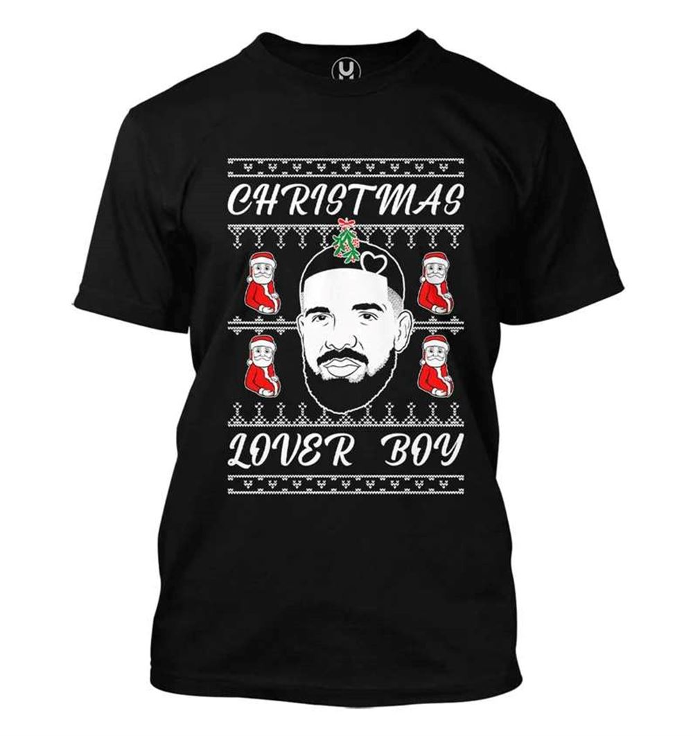 Christmas Lover Boy Drake Rapper T-shirt Size Up To 5xl