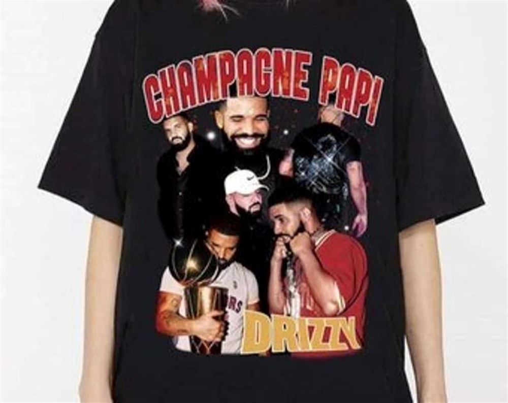 Drake Champagne Papi Rapper Tour T-shirt Size Up To 5xl