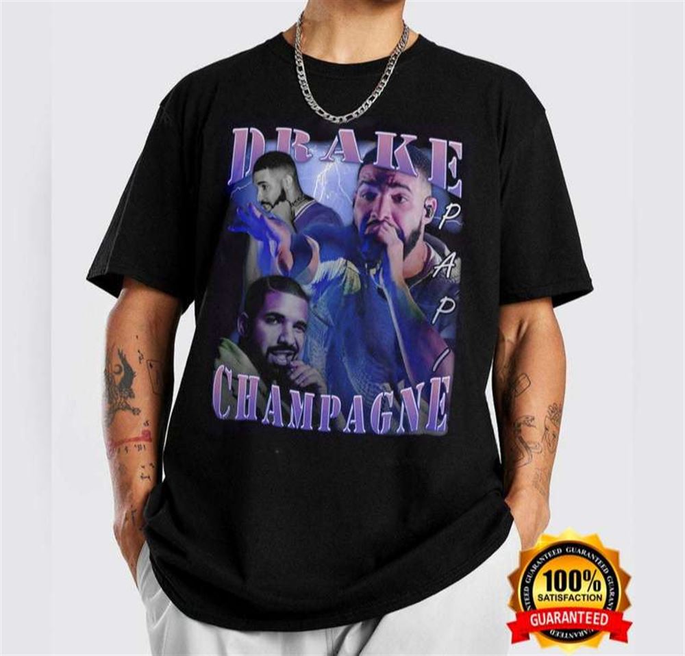 Drake Papi Champagne Hip Hop Rap Tour Vintage Shirt Size Up To 5xl