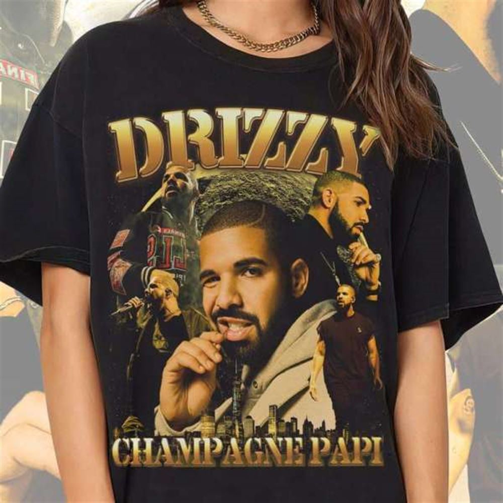 Drake Papi Champagne Shirt Hip Hop Rapper Rap Size Up To 5xl