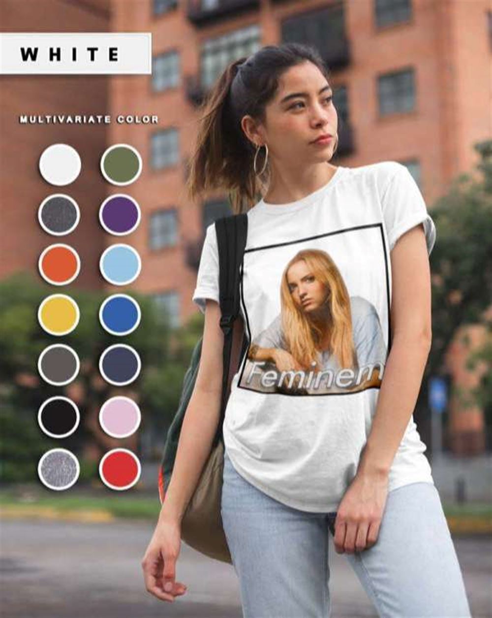 Feminem Eminnem Meme Graphic T Shirt Size Up To 5xl