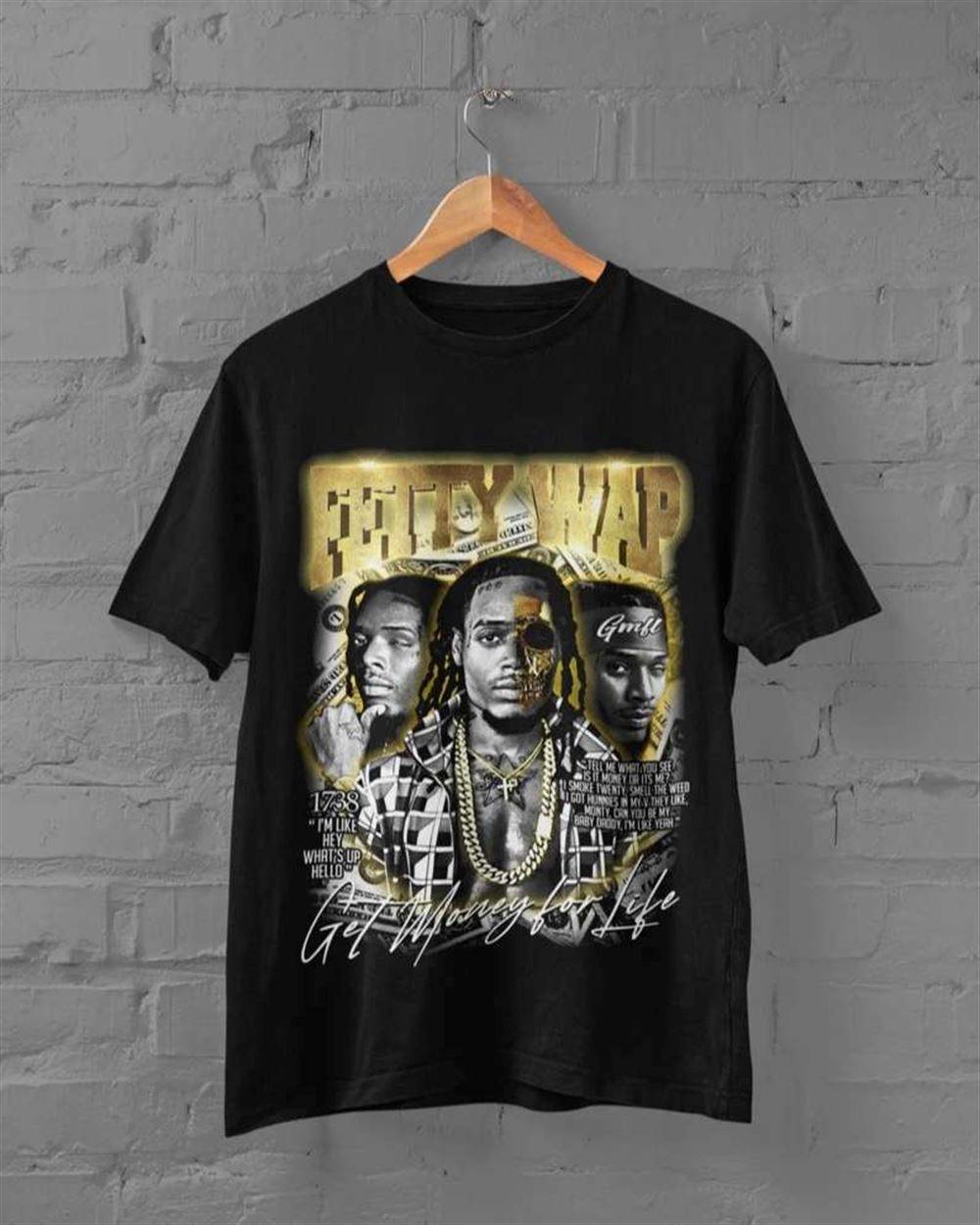 Fetty Wap T Shirt Music Rap Size Up To 5xl