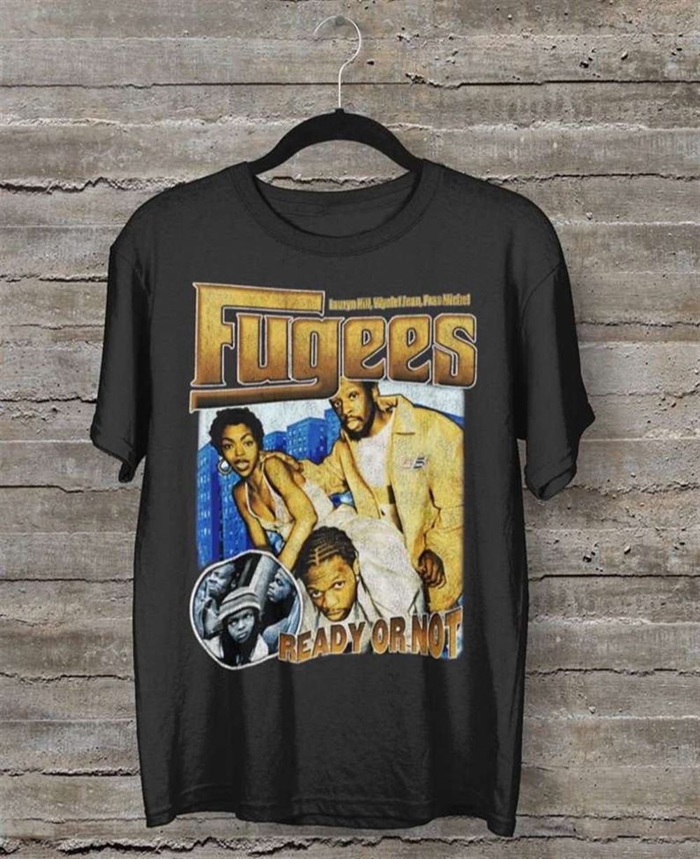 Fugees T Shirt Lauryn Hill Hip Hop Size Up To 5xl