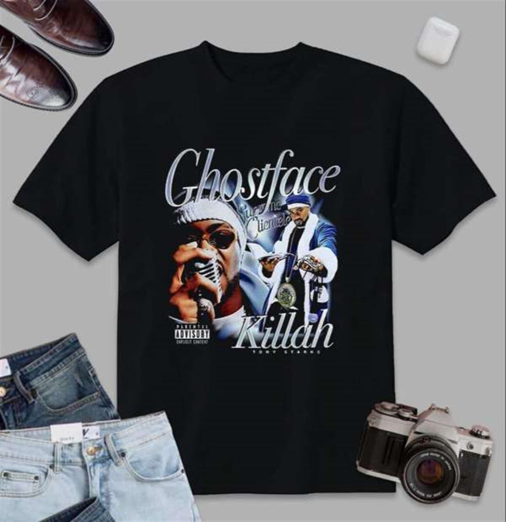 Ghostface Killah Rapper Graphic T-shirt Size Up To 5xl