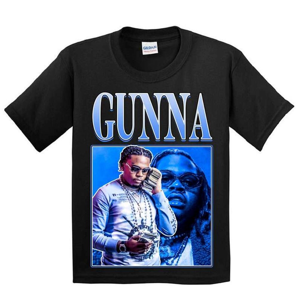 Gunna Rapper Vintage Black T Shirt Size Up To 5xl