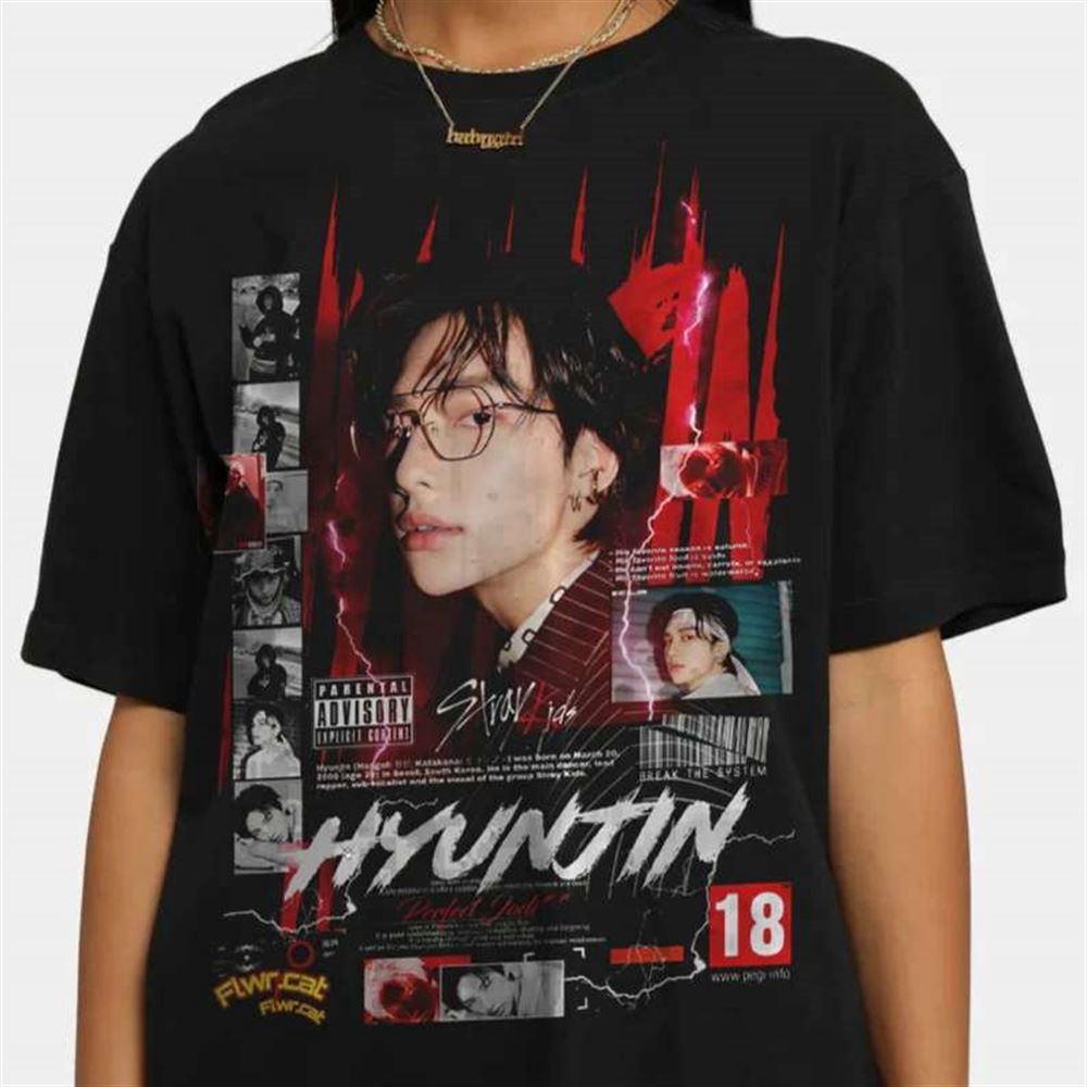 Hyunjin Stray Kids T Shirt Rapper Size Up To 5xl