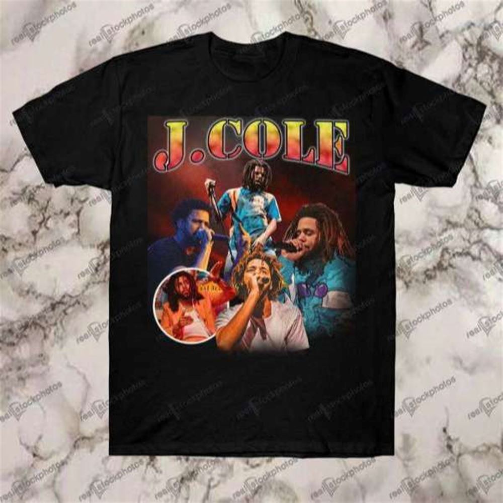 J Cole Hip Hop T Shirt Merch Rapper Size Up To 5xl