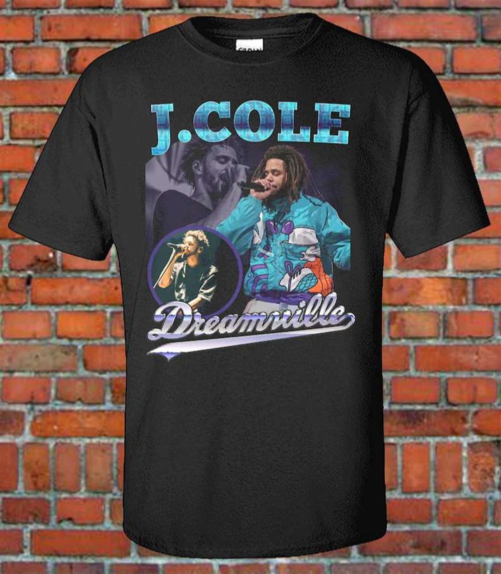 J Cole Rapper T Shirt Dreamville Size Up To 5xl