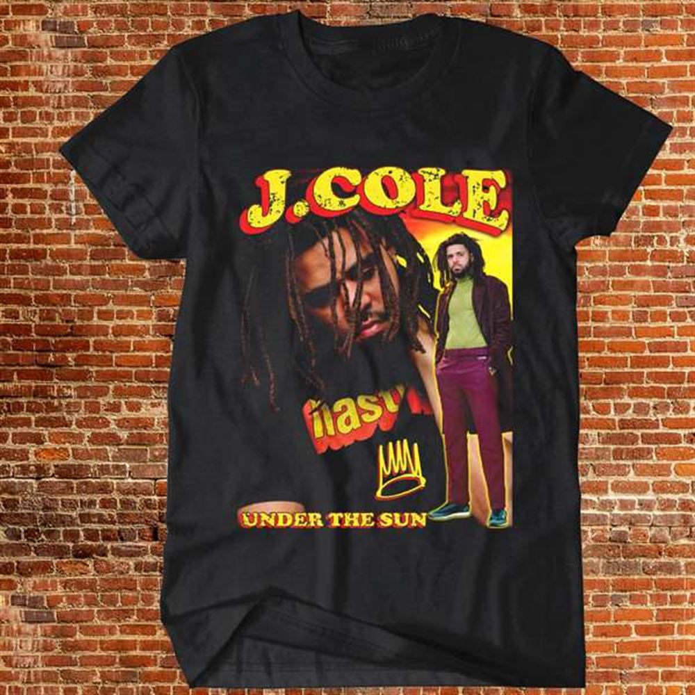 J Cole T Shirt Under The Sun Size Up To 5xl