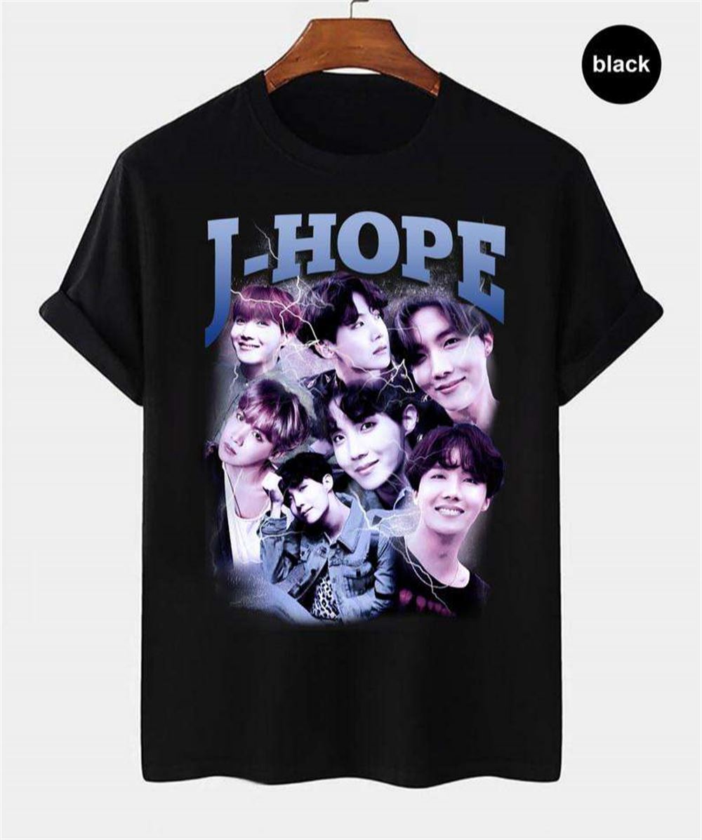 J Hope Bts Vintage Retro Style Rap Music Hip Hop T Shirt Size Up To 5xl