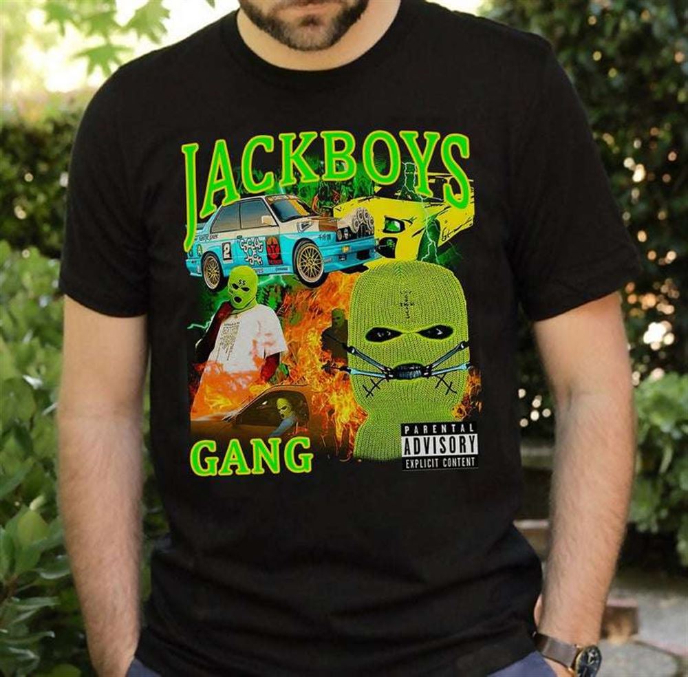 Jackboys By Jackboys And Travis Scott T-shirt Size Up To 5xl