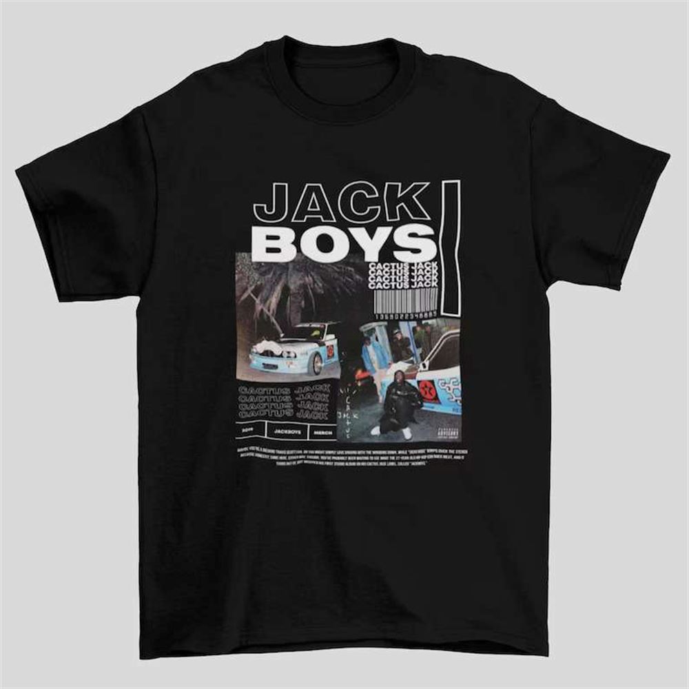 Jackboys Cactus Jack Travis Scott T Shirt Size Up To 5xl