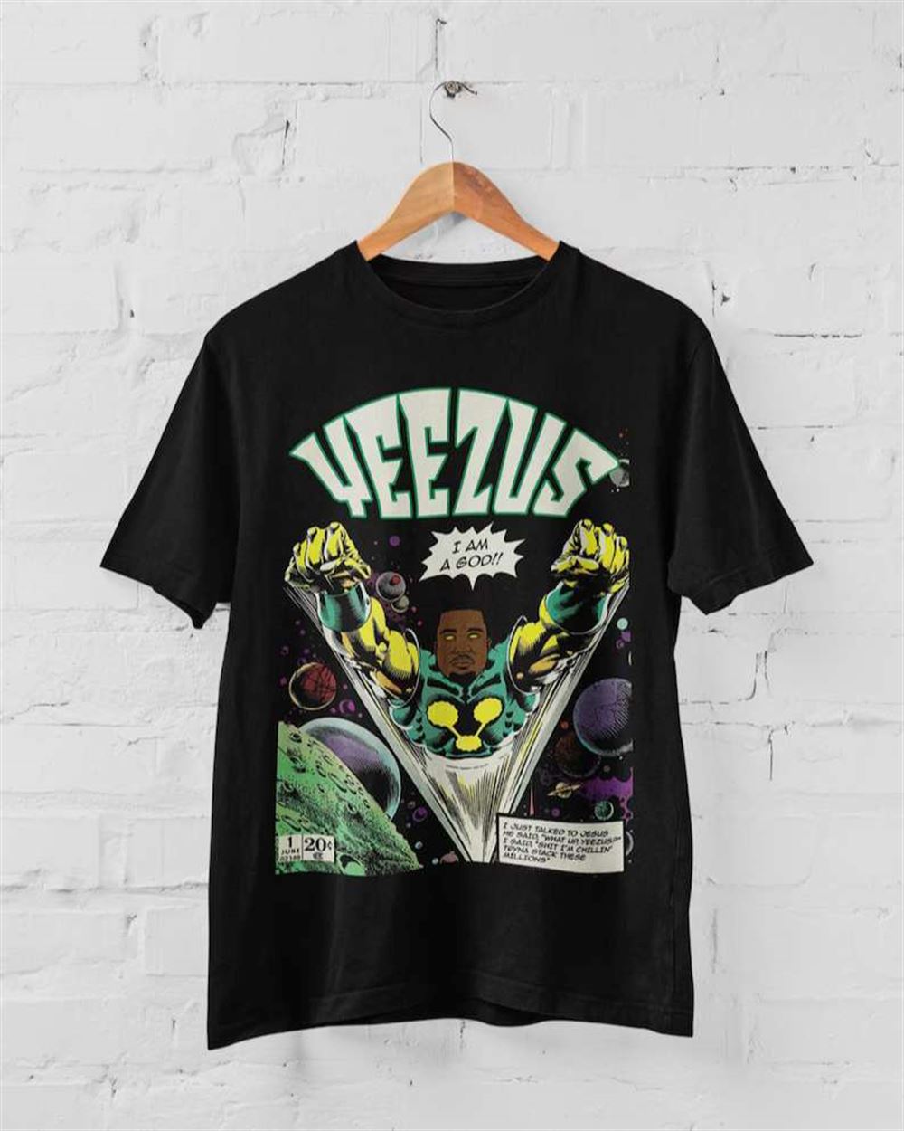 Kanye West Inspired Jeen-yuhs Yeezus Comic Unisex T-shirt Size Up To 5xl