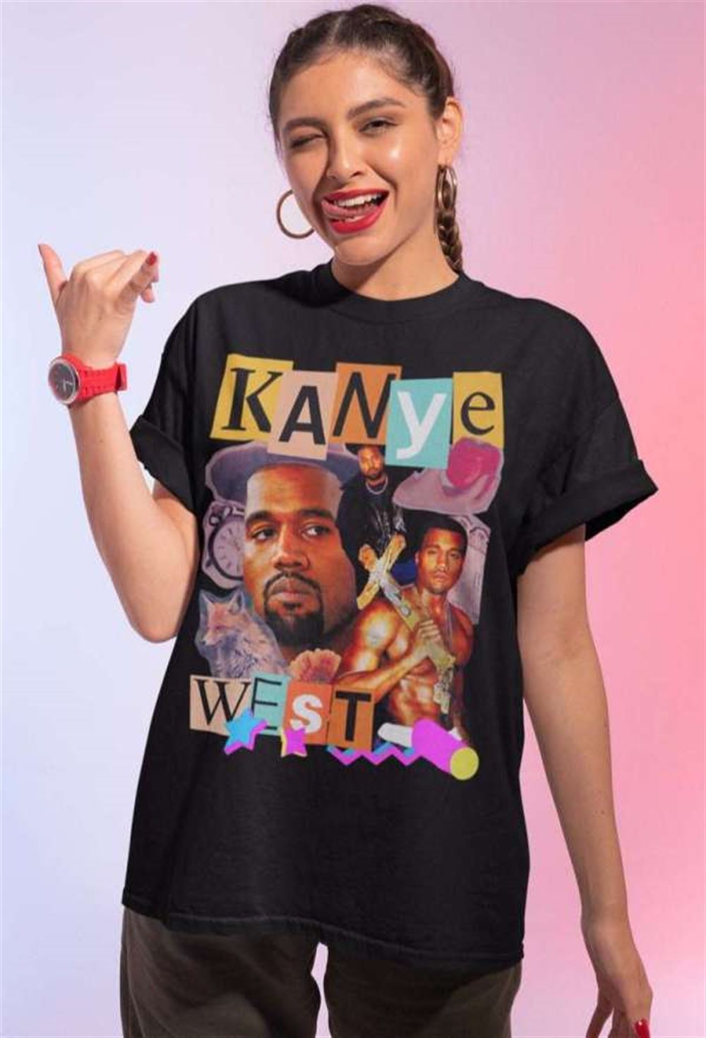 Kanye West T Shirt Merch Rap Rapper Size Up To 5xl