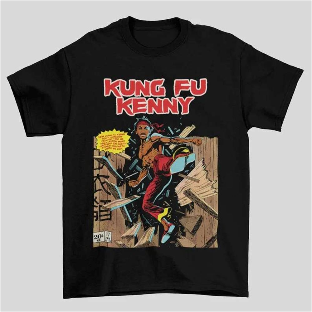 Kendrick Lamar Inspired Kung Fu Kenny T-shirt Size Up To 5xl