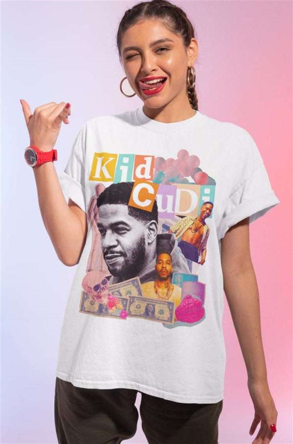 Kid Cudi T Shirt Merch Music Rapper Size Up To 5xl