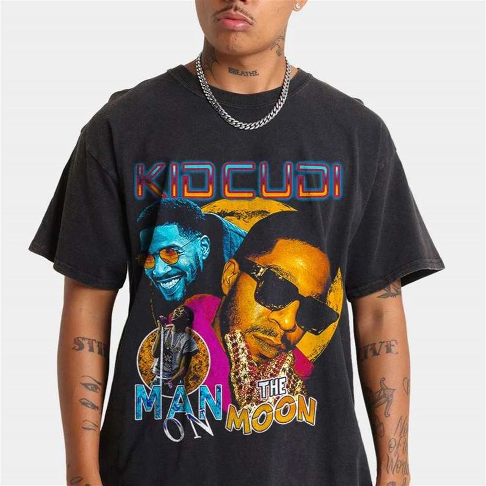 Kid Cudi T Shirt Merch Rap Size Up To 5xl