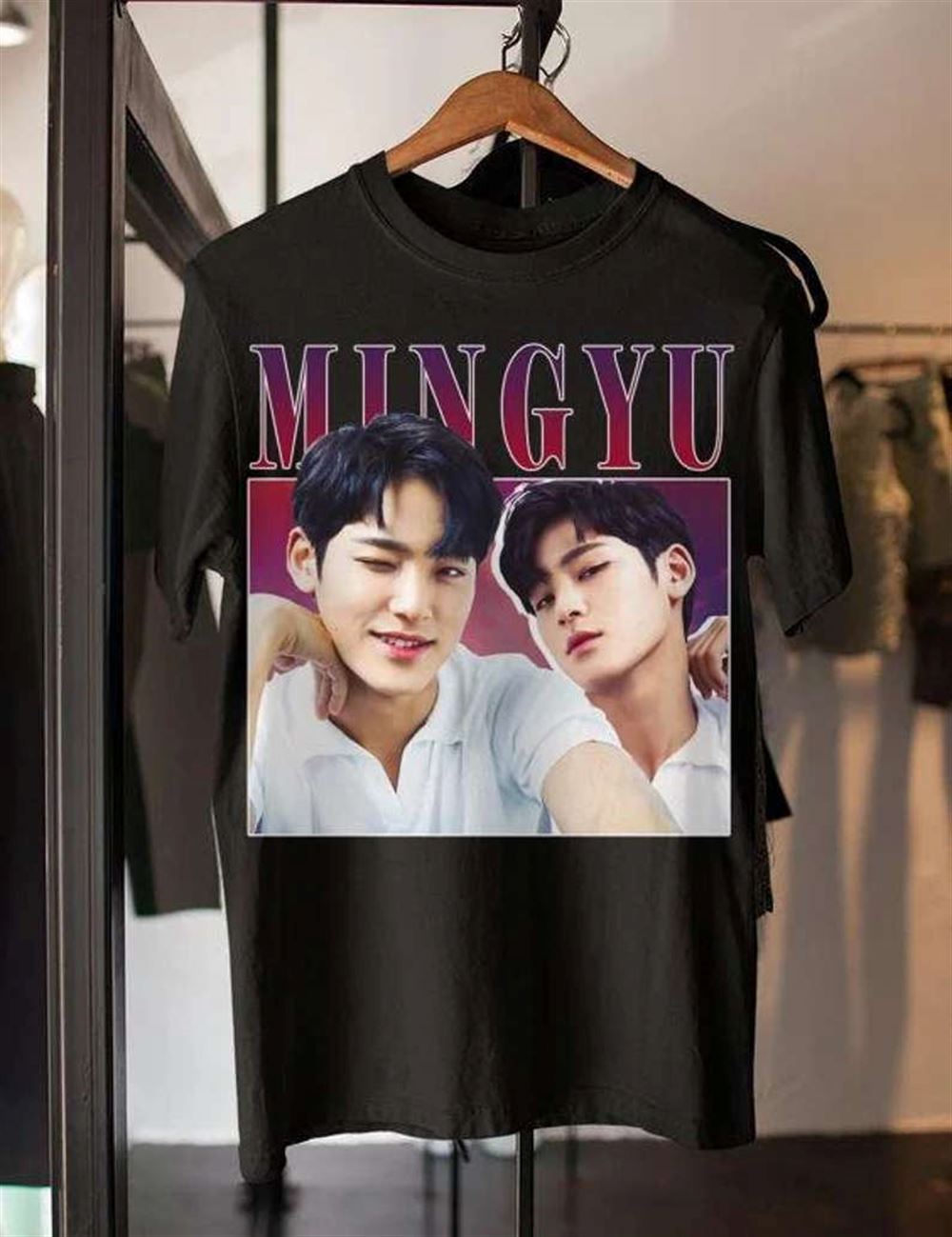 Kim Mingyu Rapper Seventeen Unisex T-shirt Size Up To 5xl