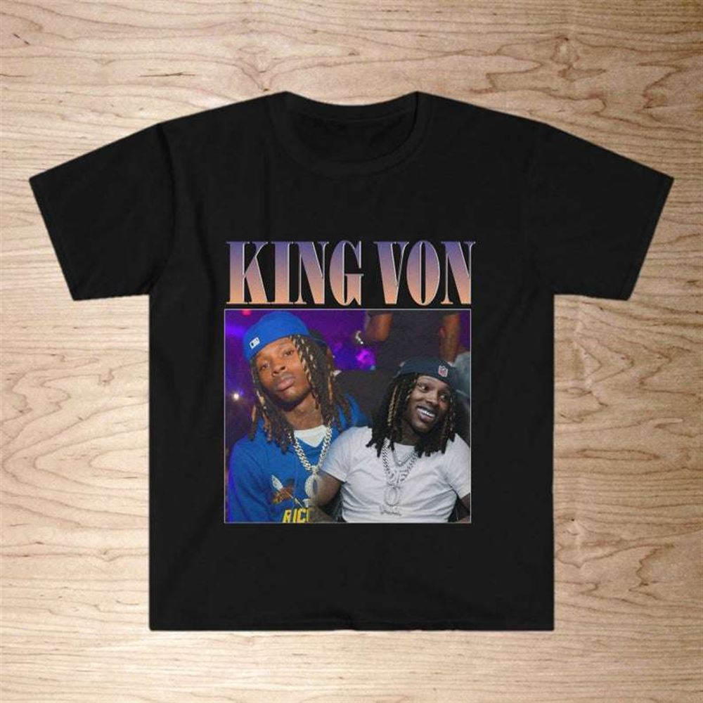 King Von Rapper Vintage Retro Style Classic T Shirt Size Up To 5xl