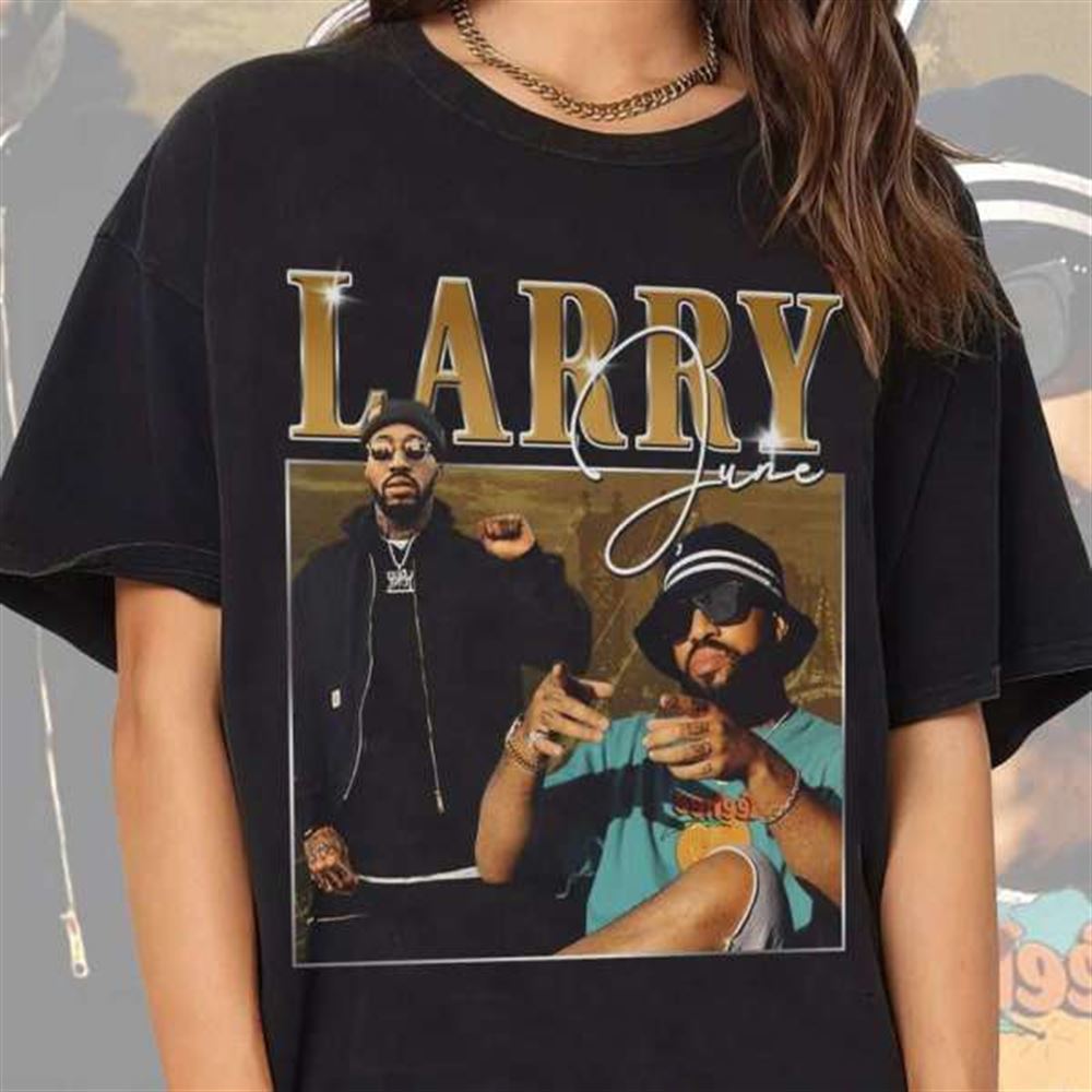 Larry June Graphic T-shirt Rapper Rap Size Up To 5xl