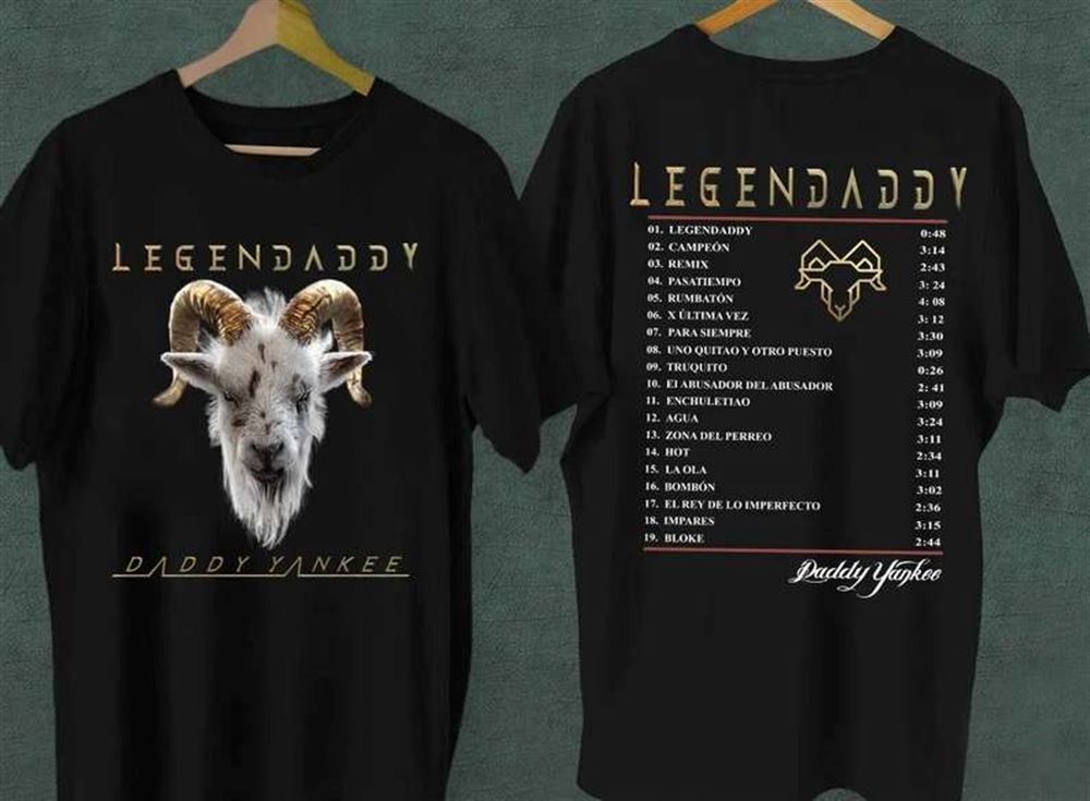 Legendaddy T-shirt Daddy Yankee Rapper La Ultima Vuelta Tour Farewell 2022 Size Up To 5xl