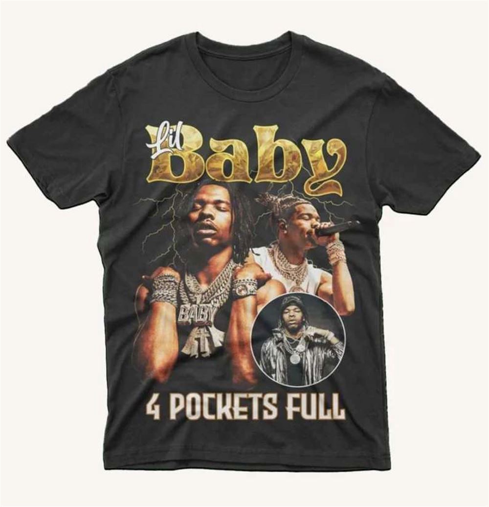 Lil Baby 4 Pockets Full Rapper T-shirt Size Up To 5xl