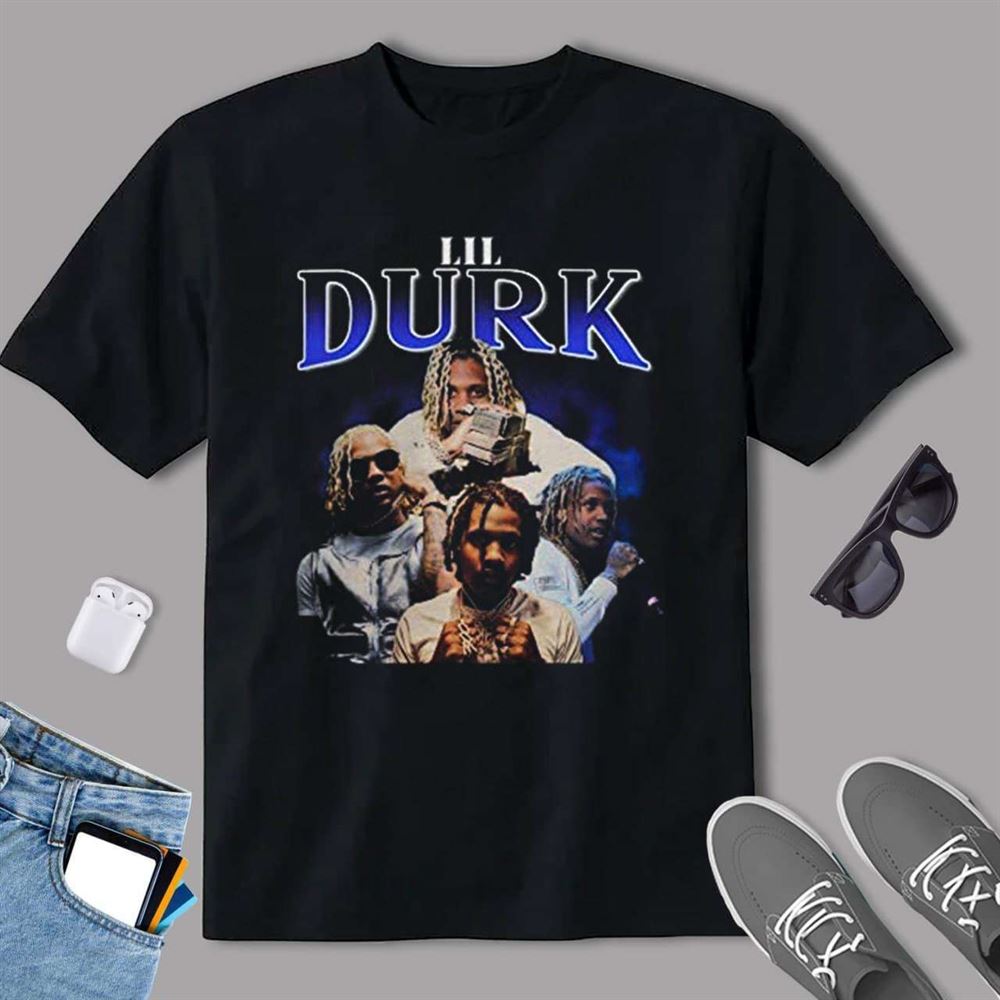 Lil Durk Rapper Black T Shirt Size Up To 5xl