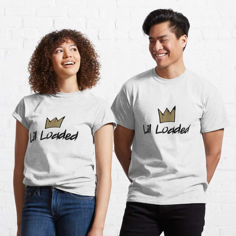 Lil Loaded Grafitti Crown T Shirt Size Up To 5xl