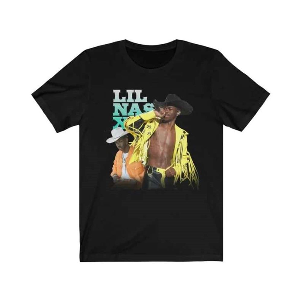 Lil Nas X Rapper Bootleg T-shirt Size Up To 5xl