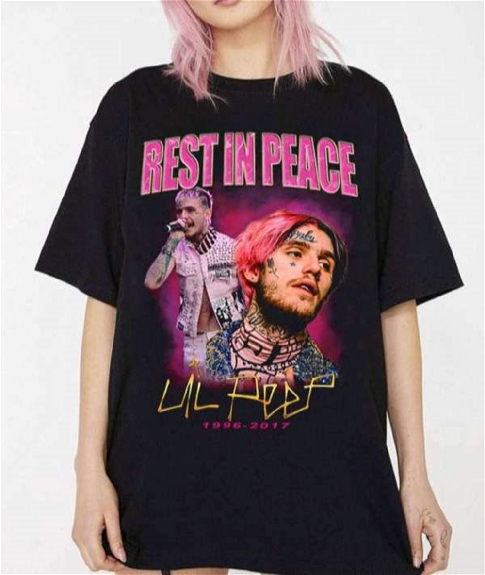 Lil Peep T Shirt Rest In Peace Size Up To 5xl