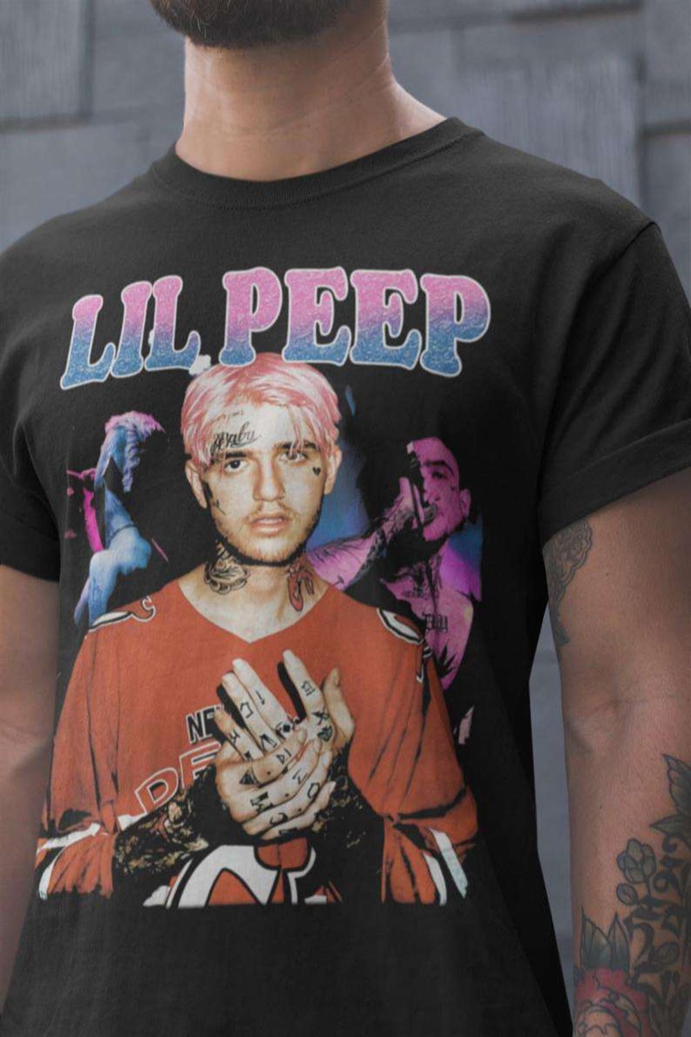 Lil Peep Vintage 90s T-shirt Rapper Size Up To 5xl