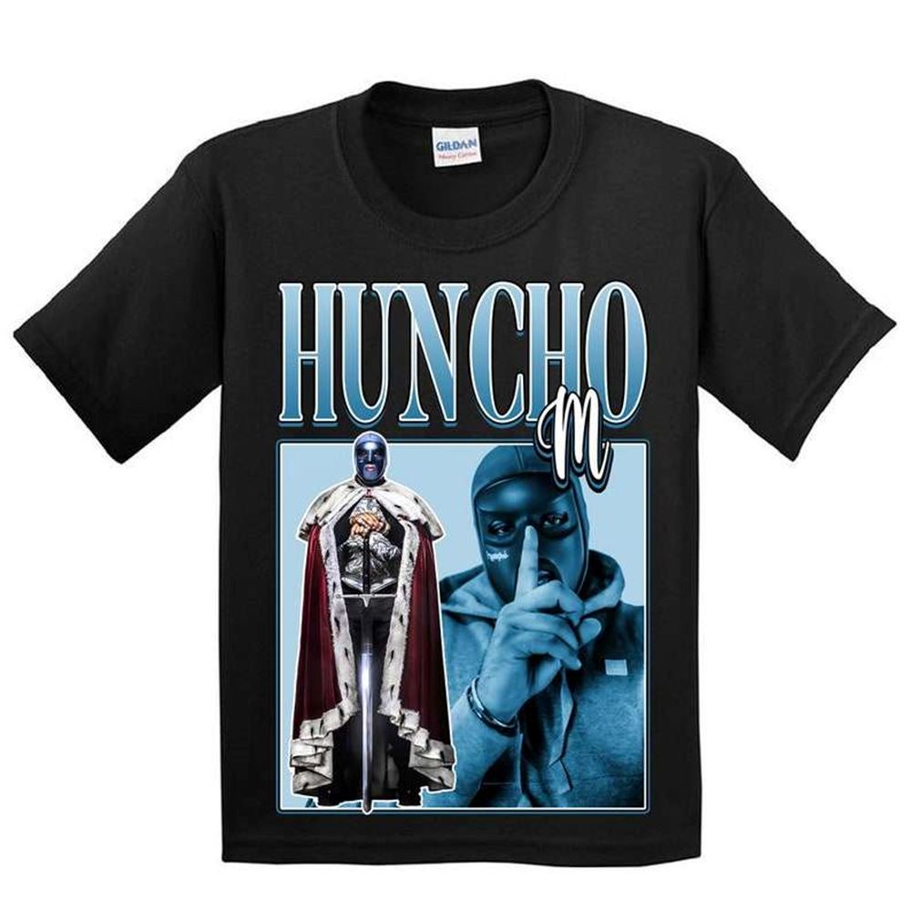 M Huncho Rapper Vintage Black T Shirt Size Up To 5xl