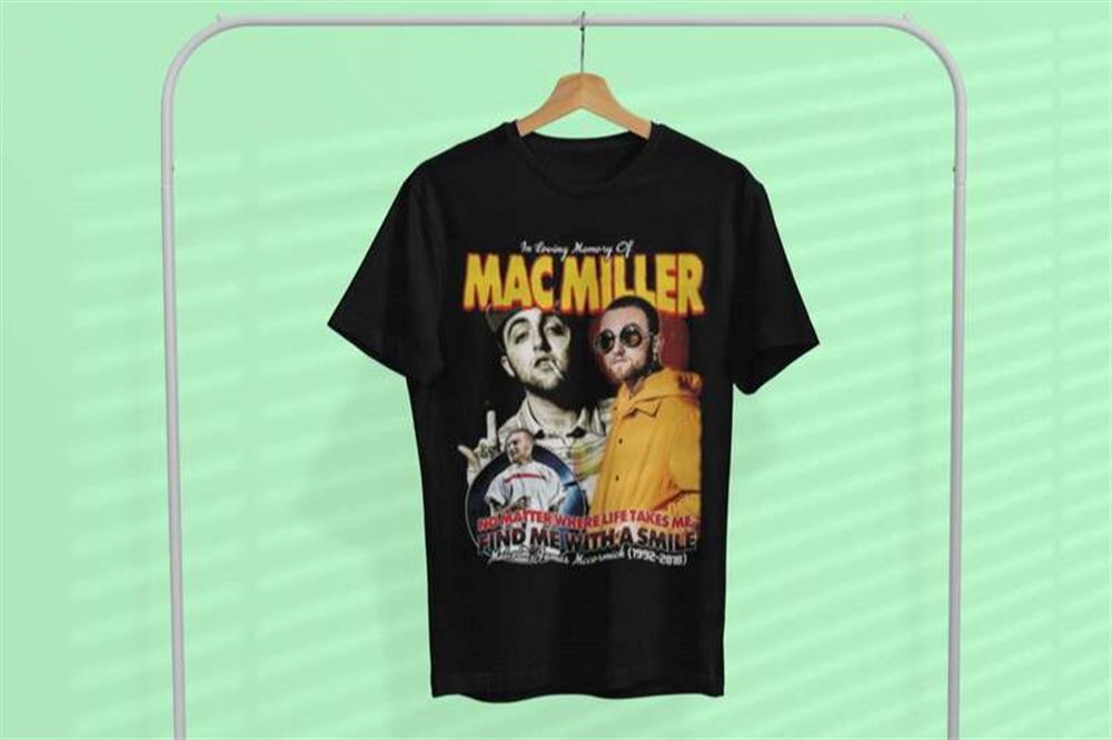 Mac Miller Find Me With A Smile T Shirt Rapper Size Up To 5xl