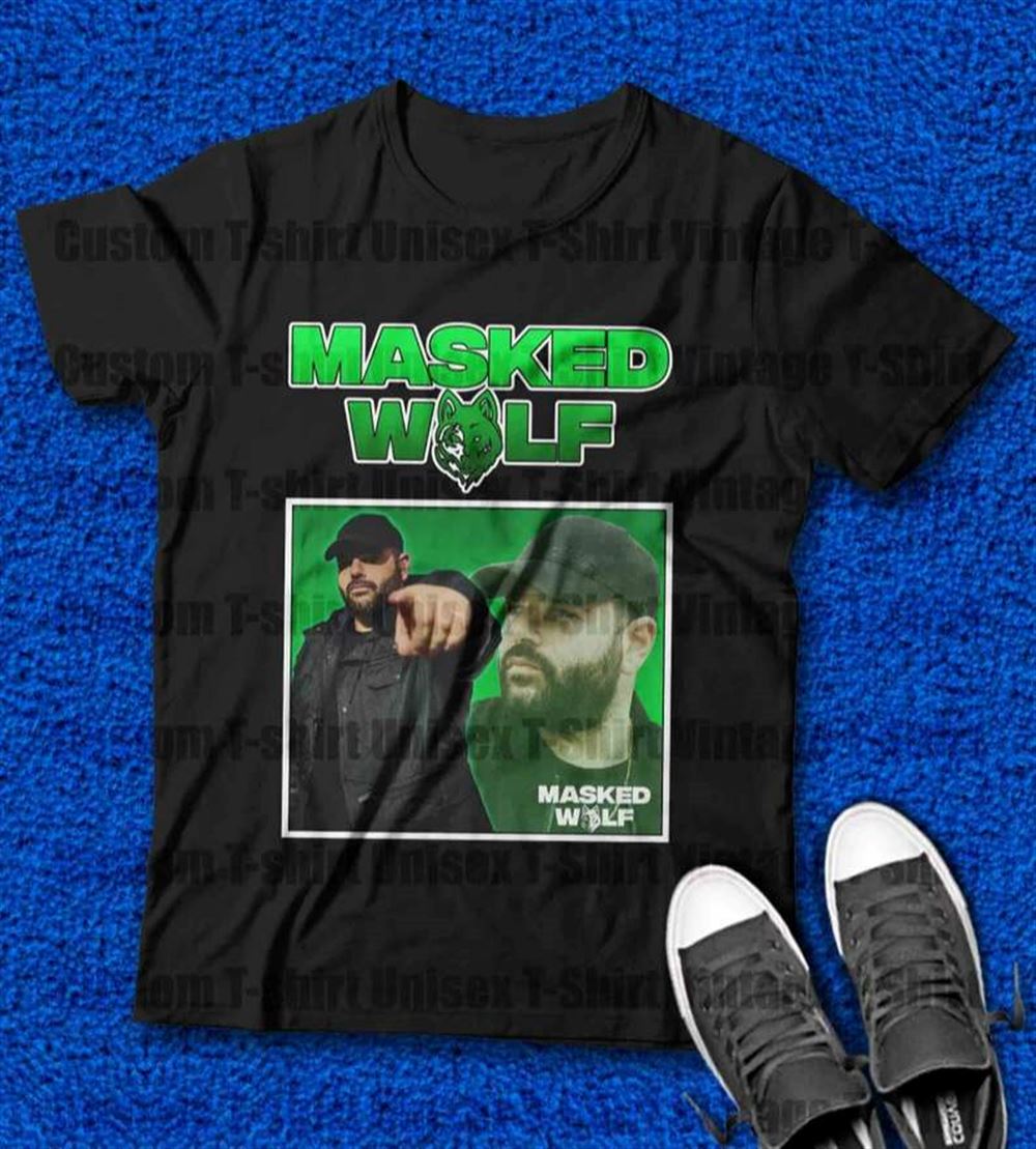 Masked Wolf T Shirt Rapper Music Size Up To 5xl