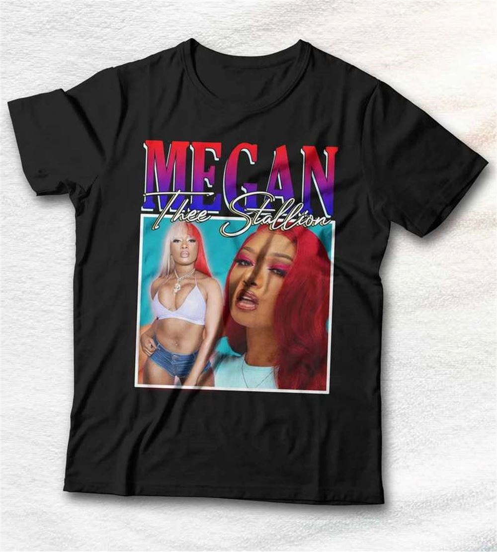 Megan Thee Stallion T-shirt Rapper Music Size Up To 5xl