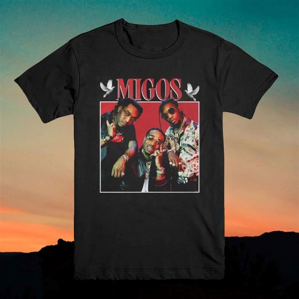 Migos Band Merch Rapper Music T Shirt Size Up To 5xl