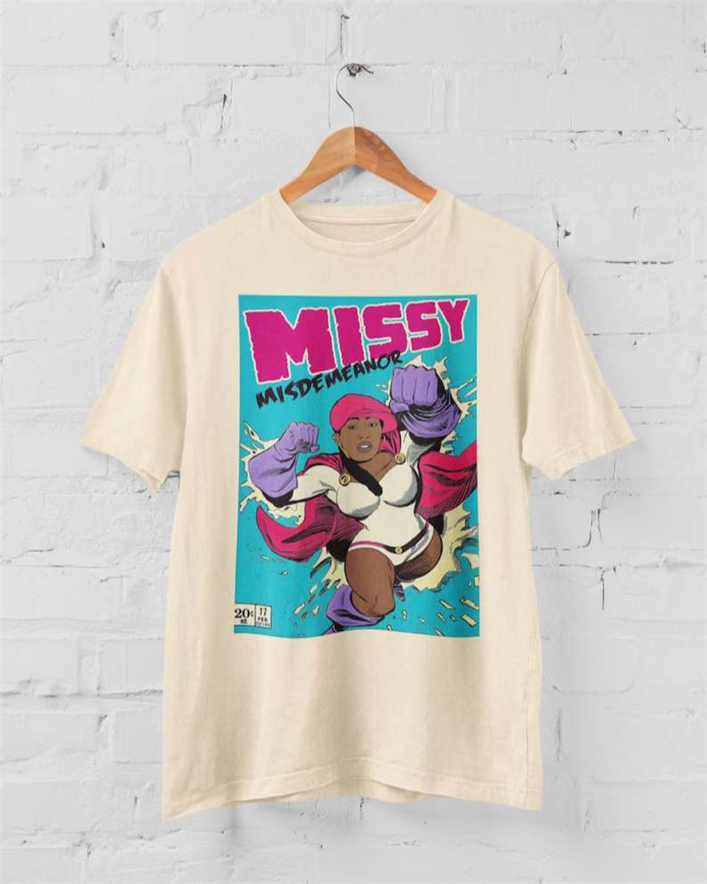 Missy Elliott Rapper Inspired Comic Book Unisex T-shirt Size Up To 5xl